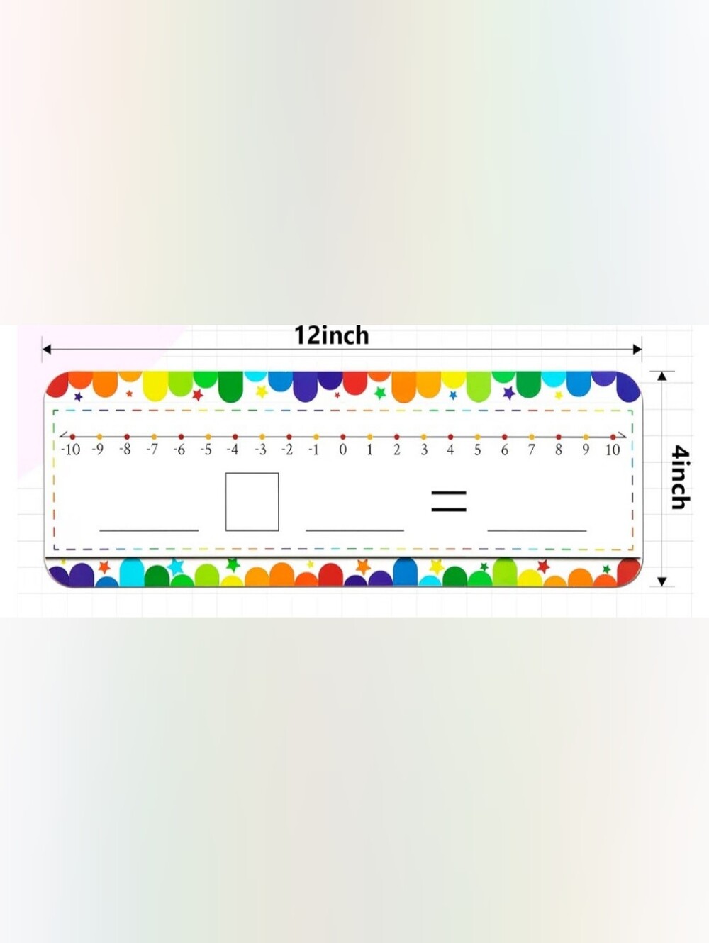 Kids Math Counting Practice Dry Erase Card Set of 2 - Picture 2 of 3